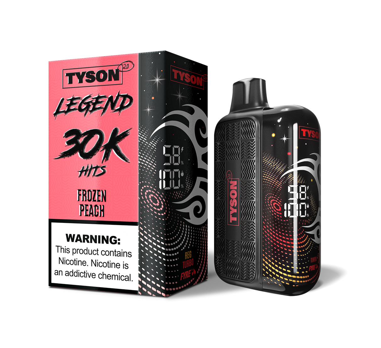 Tyson 2.0 Legend 30K Rechargeable Disposable Device - 30000 Puffs