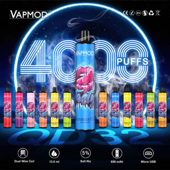 Vapmod Tasty 4000 Puff Rechargeable Disposable Device