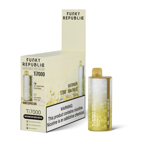 FUNKY LANDS Ti7000 Rechargeable Disposable – 7000 Puffs