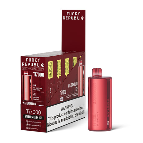 FUNKY LANDS Ti7000 Rechargeable Disposable – 7000 Puffs