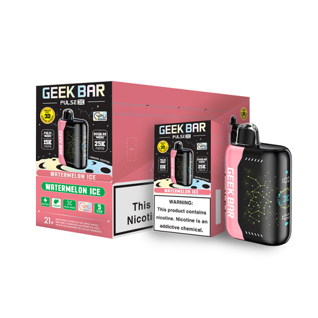 Geek Bar Pulse X 25K Puff Rechargeable Disposable Device – 25000 Puffs (4 Box per Flavor Max Limit)