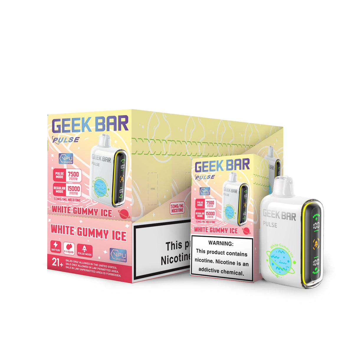 Geek Bar Pulse Rechargeable Disposable Device – 15000 Puffs