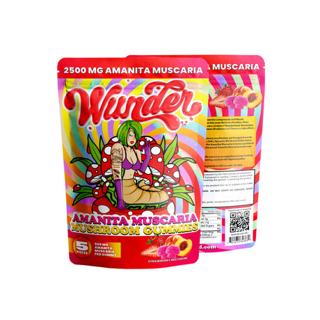 Wunder Amanita Muscaria Mushroom Gummies 2500MG 5CT