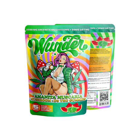 Wunder Amanita Muscaria Mushroom Gummies 2500MG 5CT