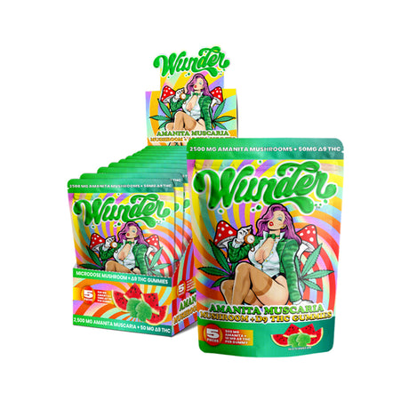 Wunder Amanita Muscaria Mushroom Gummies 2500MG 5CT