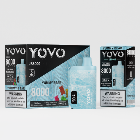 Yovo JB8000 Smart Disposable – 8000 Puffs [BUY 5 BOXES GET 1 FREE] Yovo Yovo JB8000 Smart Disposable – 8000 Puffs [BUY 5 BOXES GET 1 FREE]