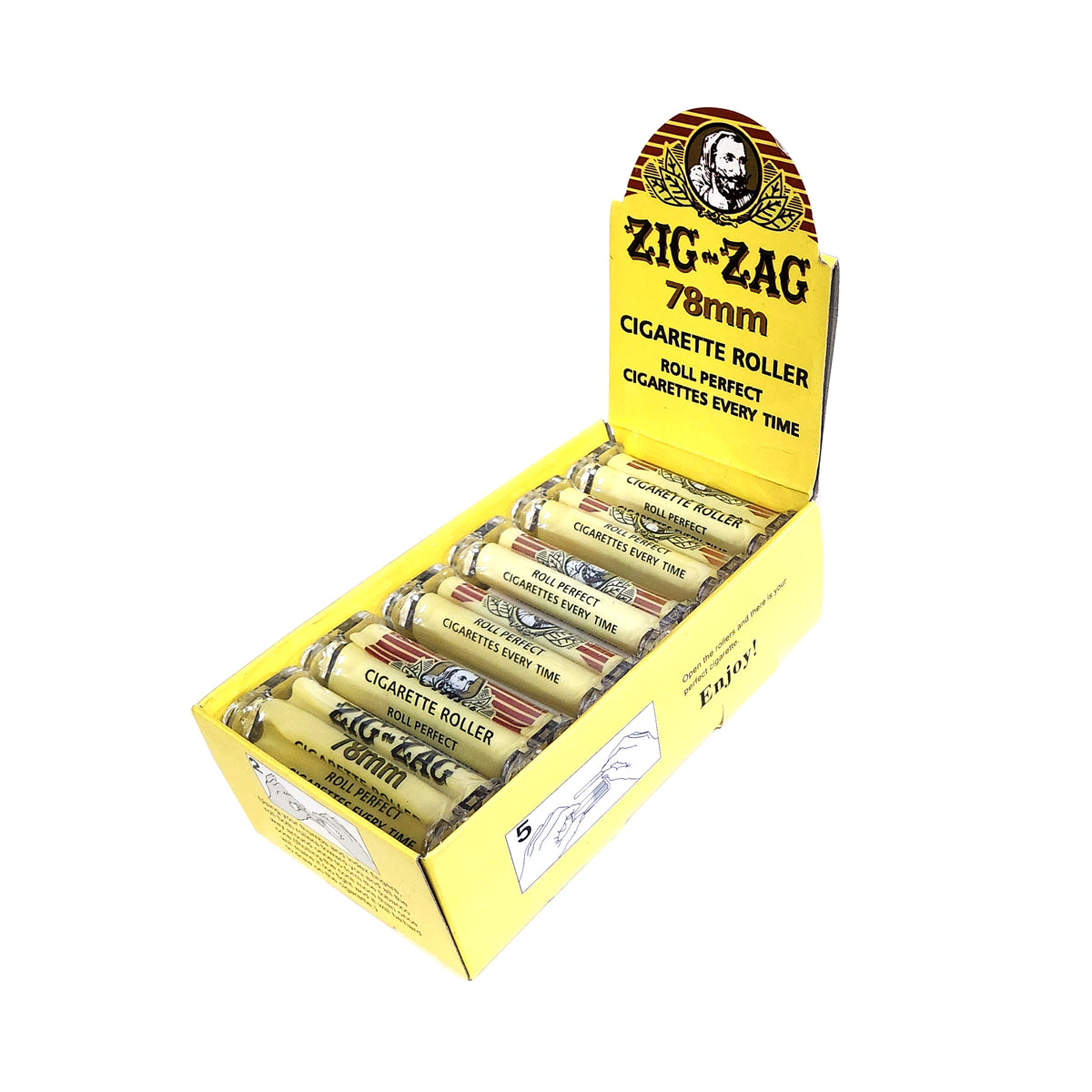 Zig-Zag 78mm Cigarette Roller (12pcs/Box) – UNISHOW