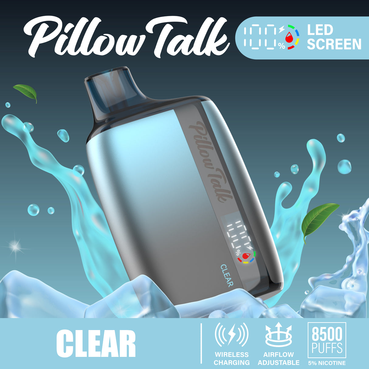 Pillow Talk Rechargeable Disposable Device - 8500 Puffs Pillow Talk Pillow Talk Rechargeable Disposable Device - 8500 Puffs