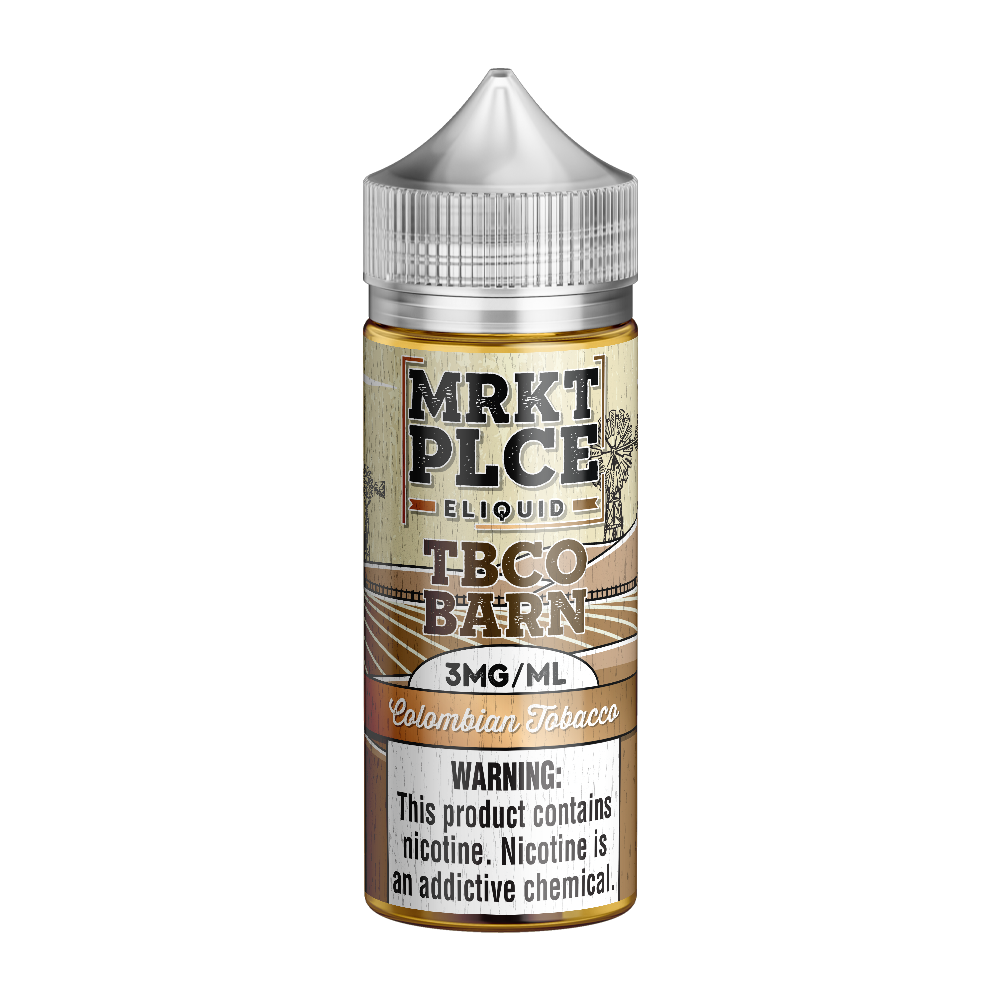 MRKTPLCE TBCO BARN 100ML E-Liquid