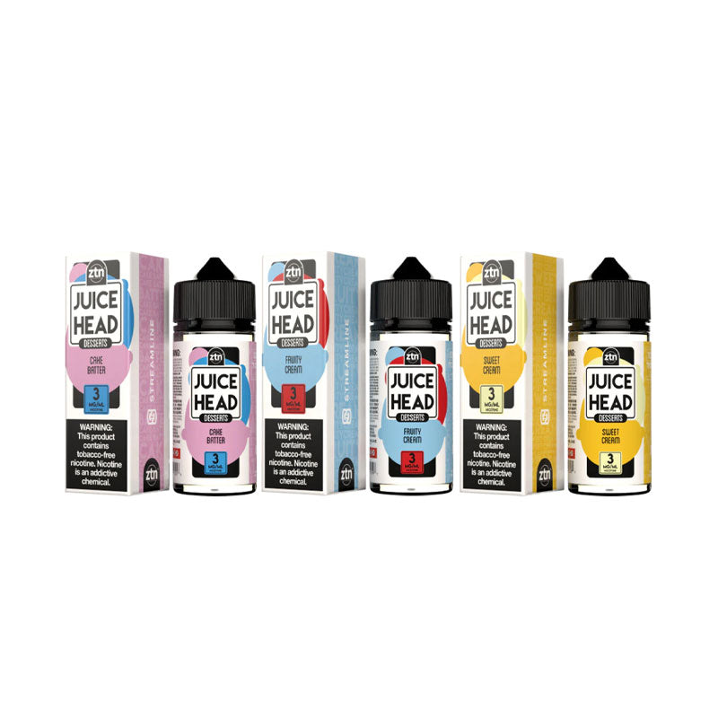 Juice Head Desserts Synthetic Nicotine E-Liquid 100ML Juice Head Juice Head Desserts Synthetic Nicotine E-Liquid 100ML