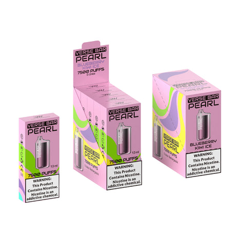 Verse Bar Pearl Rechargeable Disposable Device – 7500 Puffs VERSE BAR Verse Bar Pearl Rechargeable Disposable Device – 7500 Puffs