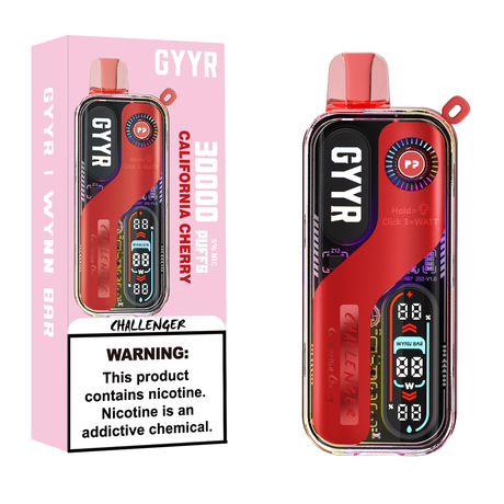 GYYR x Wynn Bar Challenger 30K Puff Rechargeable Disposable Device - 30000 Puffs