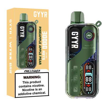 GYYR x Wynn Bar Challenger 30K Puff Rechargeable Disposable Device - 30000 Puffs