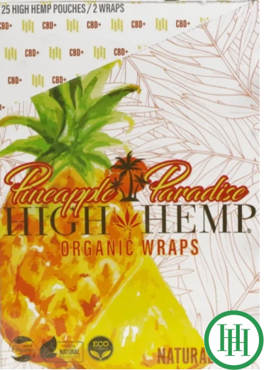 High Hemp Organic Wraps (25packs/Box) High Hemp High Hemp Organic Wraps (25packs/Box)