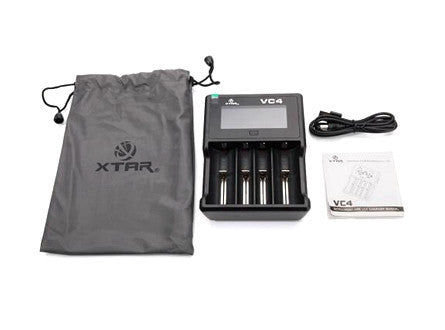 XTAR VC4 LCD Screen USB Li-ion/Ni-MH Battery Charger XTAR XTAR VC4 LCD Screen USB Li-ion/Ni-MH Battery Charger