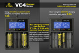 XTAR VC4 LCD Screen USB Li-ion/Ni-MH Battery Charger XTAR XTAR VC4 LCD Screen USB Li-ion/Ni-MH Battery Charger