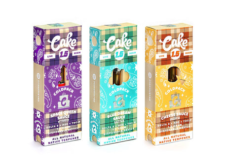 Cake 1.5 Live Resin ColdPack Disposable Cake Cake 1.5 Live Resin ColdPack Disposable