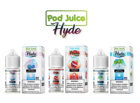 POD Juice X Hyde Synthetic Nicotine Salt 30ML Pod Juice POD Juice X Hyde Synthetic Nicotine Salt 30ML