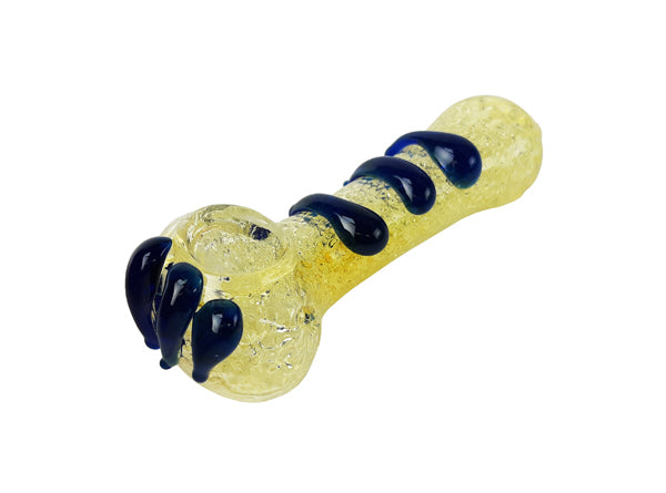 4.5" Colored Glass Spoon Pipe Unishowinc 4.5" Colored Glass Spoon Pipe
