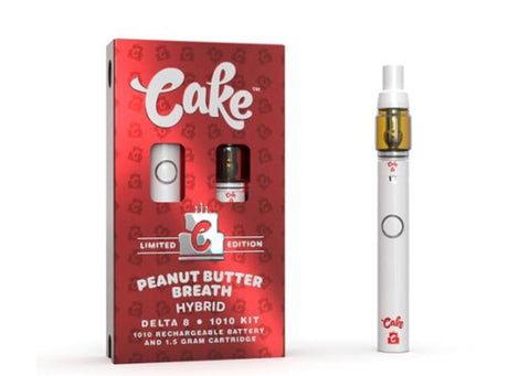 Cake Delta 8 1010 Kit Rechargeable Battery with 1.5g Cartridge Limited Edition Cake Cake Delta 8 1010 Kit Rechargeable Battery with 1.5g Cartridge Limited Edition