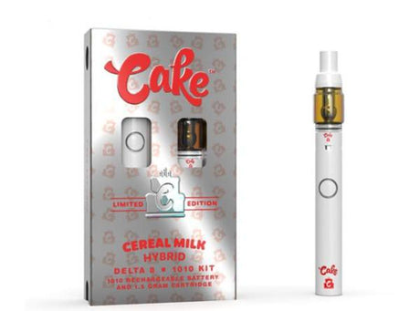 Cake Delta 8 1010 Kit Rechargeable Battery with 1.5g Cartridge Limited Edition Cake Cake Delta 8 1010 Kit Rechargeable Battery with 1.5g Cartridge Limited Edition