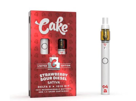 Cake Delta 8 1010 Kit Rechargeable Battery with 1.5g Cartridge Limited Edition Cake Cake Delta 8 1010 Kit Rechargeable Battery with 1.5g Cartridge Limited Edition